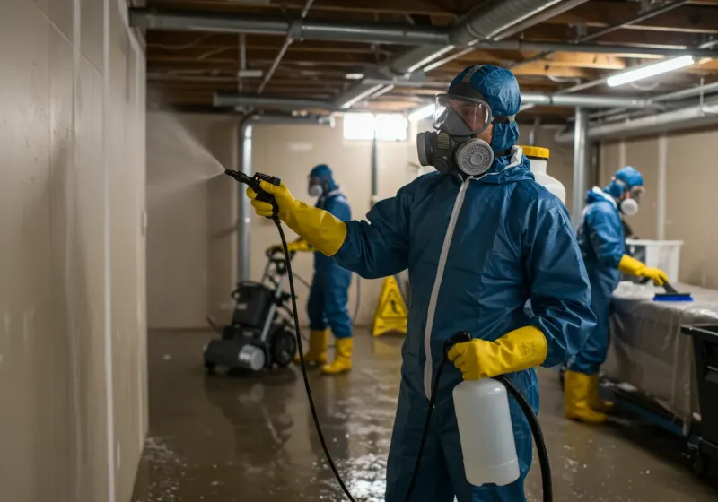 Basement Sanitization and Antimicrobial Treatment process in Isabel Segunda, PR